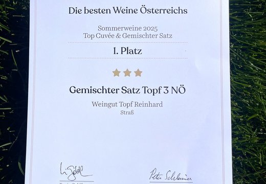 VINARIA Sortensieger 2026